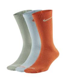Nike Everyday Plus Lightweight Women's Training Crew Socks (3 Pairs) - Multi-Colour Nike Everyday Plus Lightweight Women's Training Crew Socks (3 Pairs) - Multi-Colour