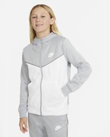 Nike Sportswear Older Kids' (Boys') Full-Zip Hoodie - Grey