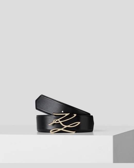 Karl Lagerfeld Monogram Reversible Belt - Farfetch