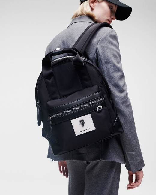 Womens Mens Bags Mens Backpacks Karl Lagerfeld Synthetic K/heroes Nylon Backpack in Black 
