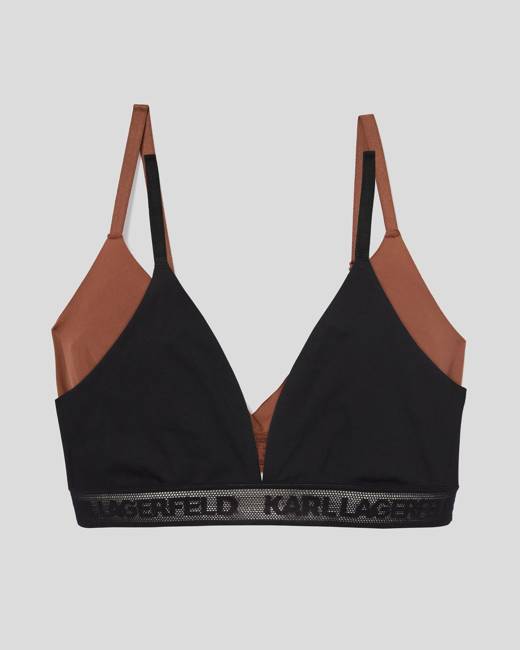 Womens Clothing Lingerie Lingerie and panty sets Karl Lagerfeld Karl Logo Sports Bra in Red 