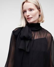 Karl Lagerfeld SILK BLOUSE WITH NECK TIE