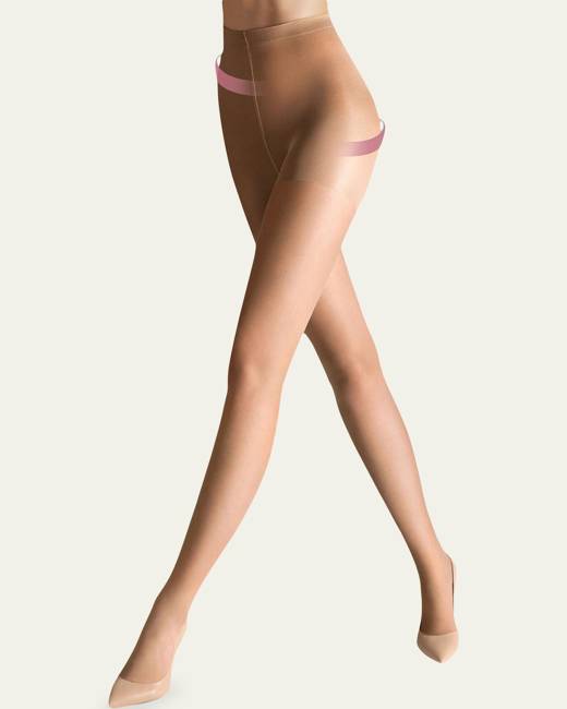 Pack of 2 Iris & Lilly by Wolford Women's Satin 20 Denier Control Top Tights 