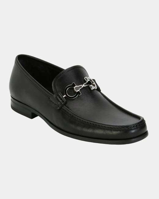 Men's Bleecker Leather Lug-Sole Loafers with Reversible Bit