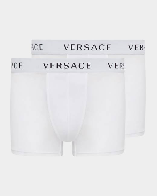 Versace Greca Border Briefs (pack Of two) - Farfetch