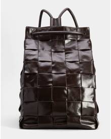 Bottega Veneta Men's Small Intrecciato Leather Backpack