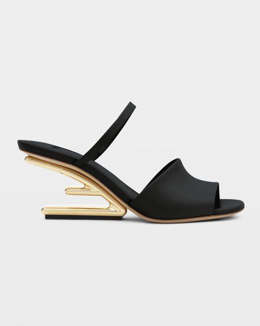 Fendi best sale mules heel