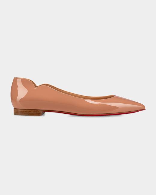 Christian Louboutin Girl's Melodie Chick Leather Ballerina Flats