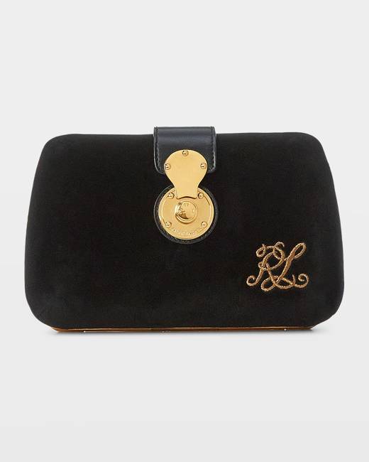 Ralph lauren sale black clutch bag