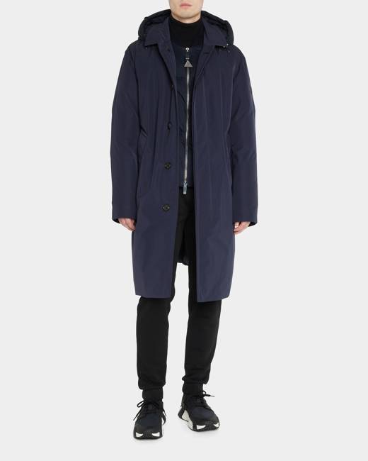 Moncler Grenoble: Navy Down Gressan Coat