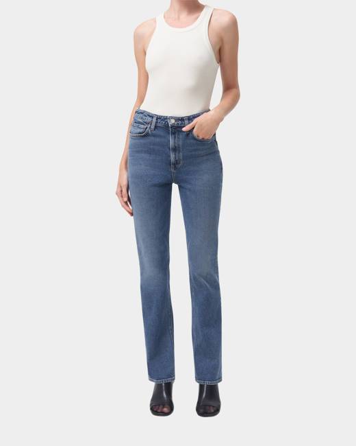 Dries Van Noten Peyton Straight-Leg Denim Pants - Bergdorf Goodman