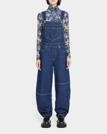 Ganni Denim Topstitch Overalls