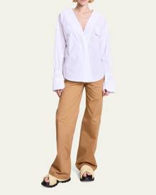 A.L.C. Colette Relaxed Wrap Top