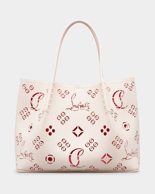 Christian Louboutin Women's Loubi54 Snake-Embossed Leather Tote Bag - Multi Silver One-Size