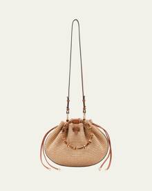 Ulla Johnson Valeria Small Bamboo Top-Handle Bag