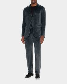 KNT Men's Velvet Two-Piece Suit