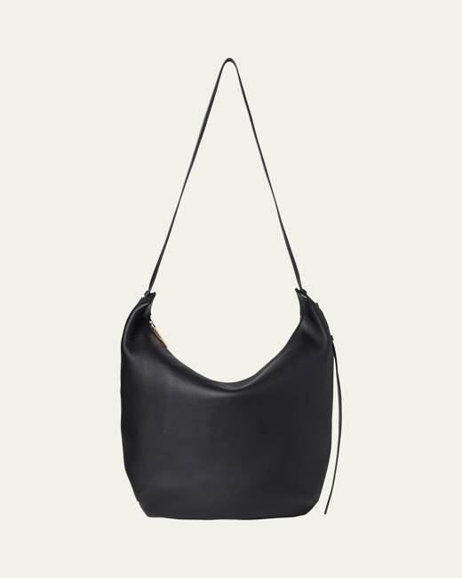 THE ROW Large Slouchy Banana Bag in Luxe Grain Leather - Bergdorf Goodman