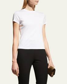Theory Tiny Apex Cotton Tee