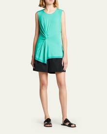 Kobi Halperin Stevie Knotted Sleeveless Top