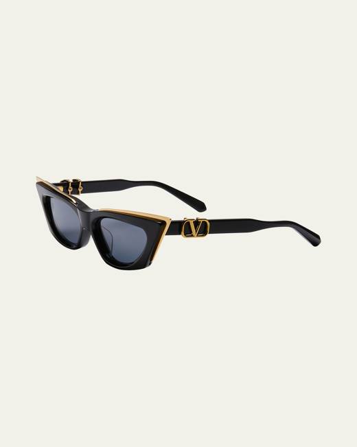 Valentino V - Romask Unisex Sunglasses - Gold