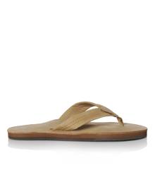 Rainbow Sandals 301 - Premium/Single Men's Shoe (Beige - Size XXXL - Leather)