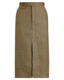 Polo Ralph Lauren Glen Plaid Linen-Cotton Skirt