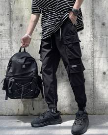 Men Flap Pocket Cargo Pants