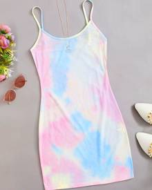 Tie Dye Bodycon Dress