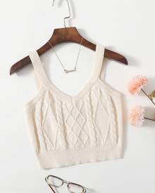 Cable Knit Crop Top