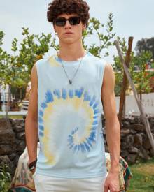 Men Tie Dye Tank Top