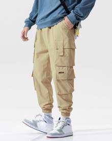 Men Flap Pocket Cargo Pants