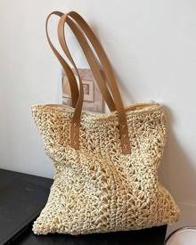 Minimalist Large Capacity Straw Bag