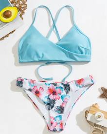 Floral & Tropical Bikini Swimsuit