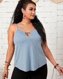 Plus Cut Out Cami Top