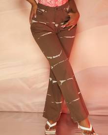 Tie Dye Straight Leg Jeans