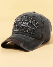 Men Letter Embroidered Baseball Cap