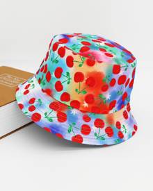 Men Fruit Print Bucket Hat