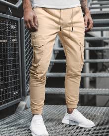 Men Flap Pocket Cargo Pants