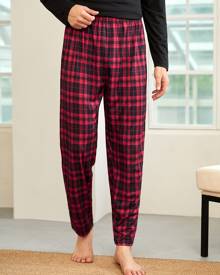 Men Plaid Pajama Pants