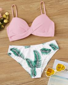 Tropical Twist Bikini Swimsuit