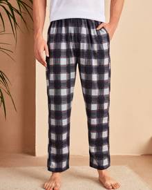 Men Plaid Pajama Pants