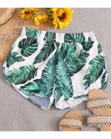 SHEIN Tropical Bikini Shorts