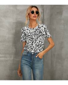 SHEIN All Over Print Tee