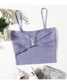 SHEIN Crop Cami Knit Top