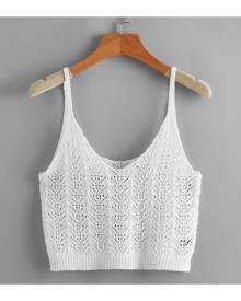 SHEIN Crop Cami Knit Top