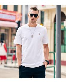 SHEIN Men Letter & Map Print Tee