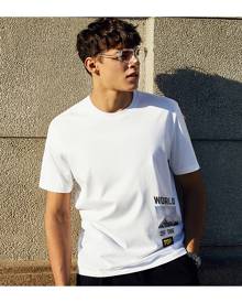 SHEIN Men Letter & Graphic Print Tee