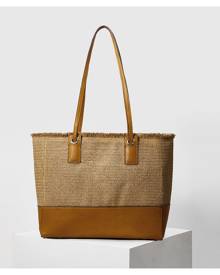 SHEIN STRAW VACATION TOTE BAG