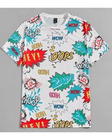 SHEIN Men Letter & Graphic Print Tee