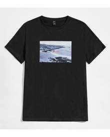 SHEIN Men Letter & Picture Print Tee